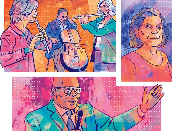 Illustration from Columbia Magazine article on aging used with permission