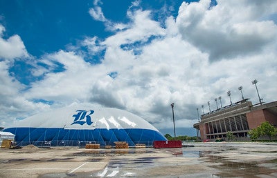 Bubble at Rice stadium 2020