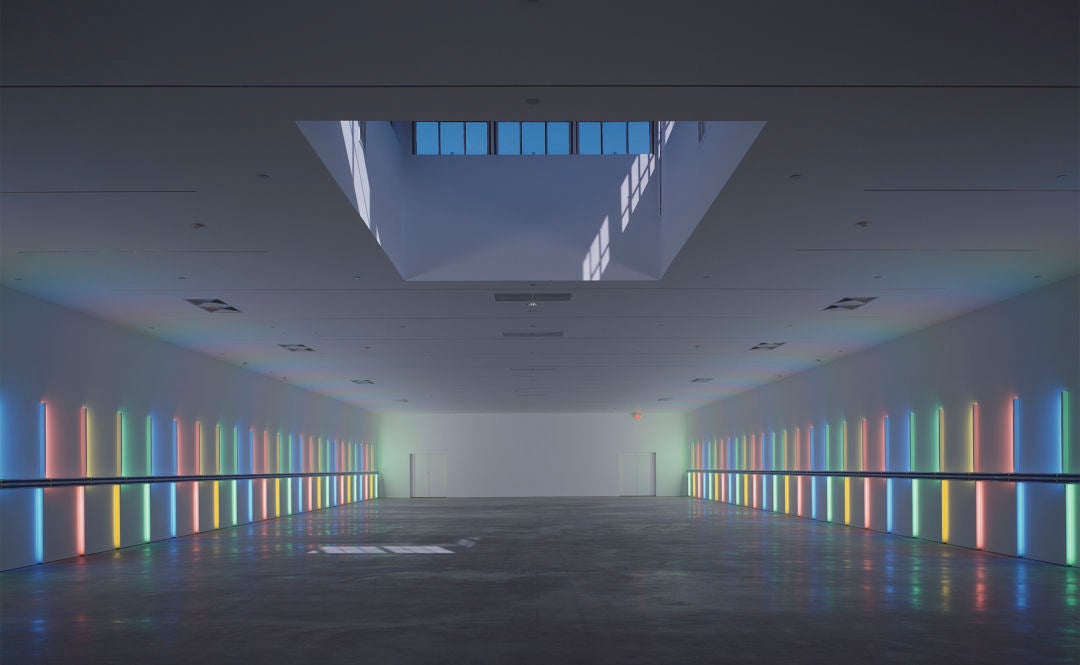 Flavin Exhibition at the Menil Museum, Houston, TX