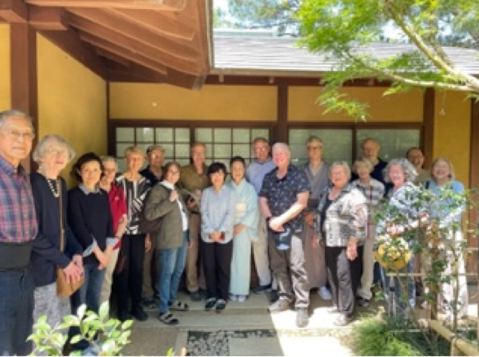 ARRUF members at Japanese garden tour