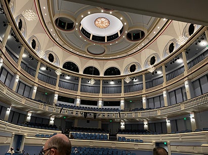opera theater view from stage