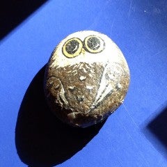 Stone Owl, abstract